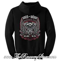 Hoodie - Smith &amp; Wilson MC Club - Black - Small