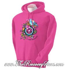 Hoodie - Sweet Serenity - Raspberry - Small