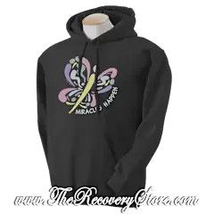 Hoodie - Miracles Happen - Black - XL