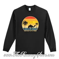 Long Sleeve Shirt - ODAT Sunset Camel - Black - Medium