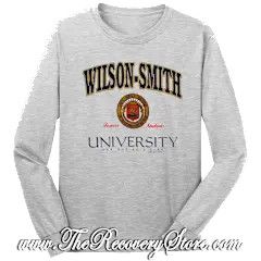 Long Sleeve Shirt -  Wilson Smith University - Light Gray - 2XL