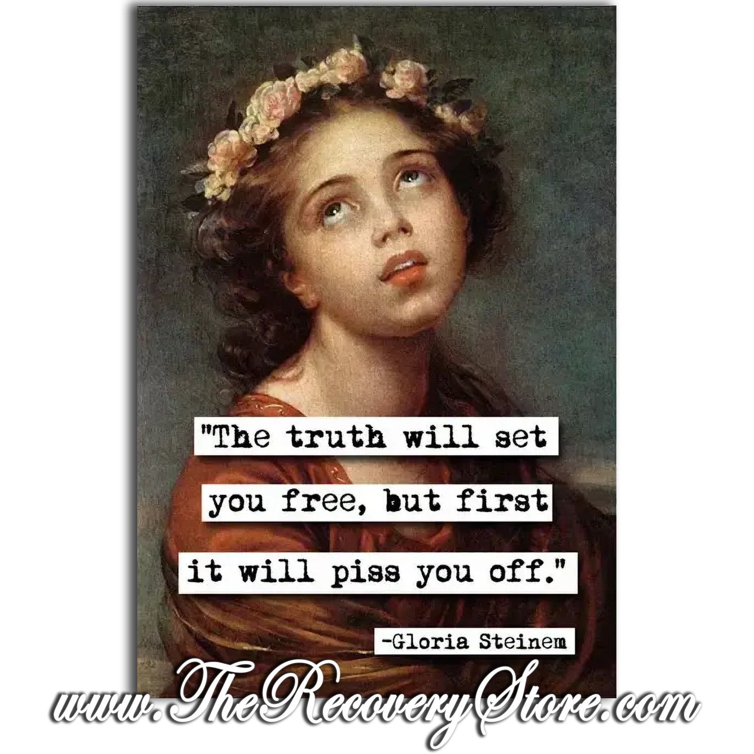 Greeting Card - Gloria Steinem