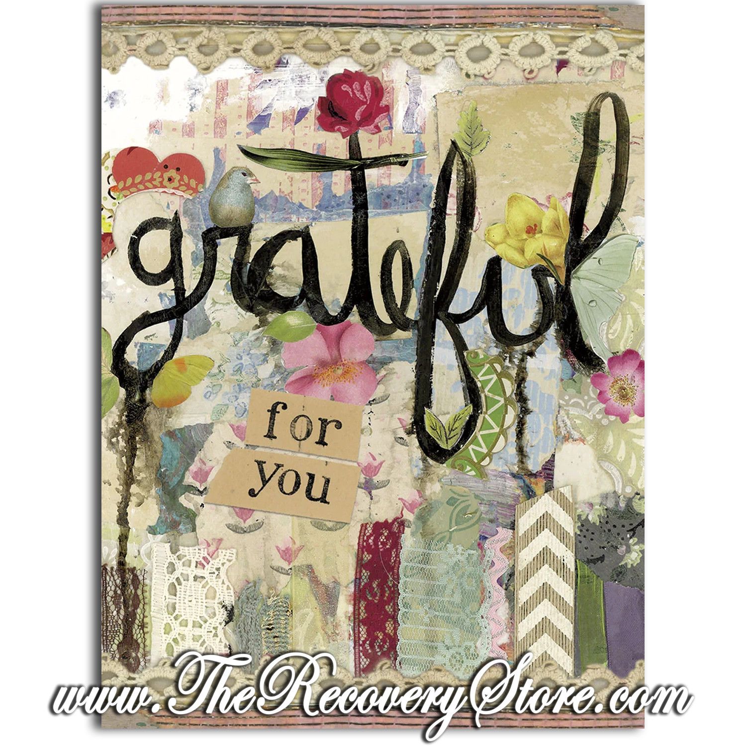 Greeting Card - Grateful For You And So Thankful Too