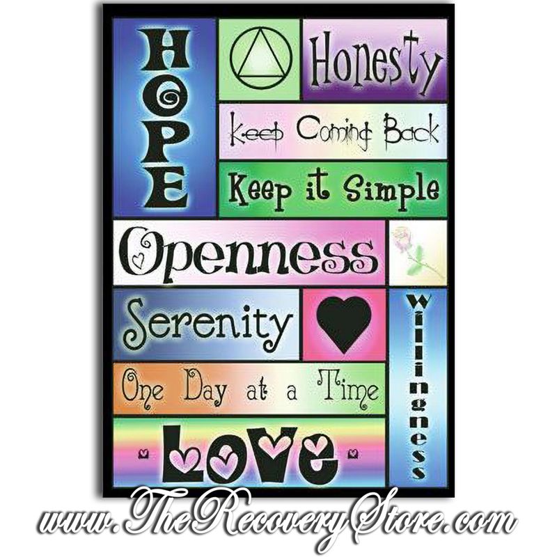 Greeting Card - Hope Honesty Openness (H)