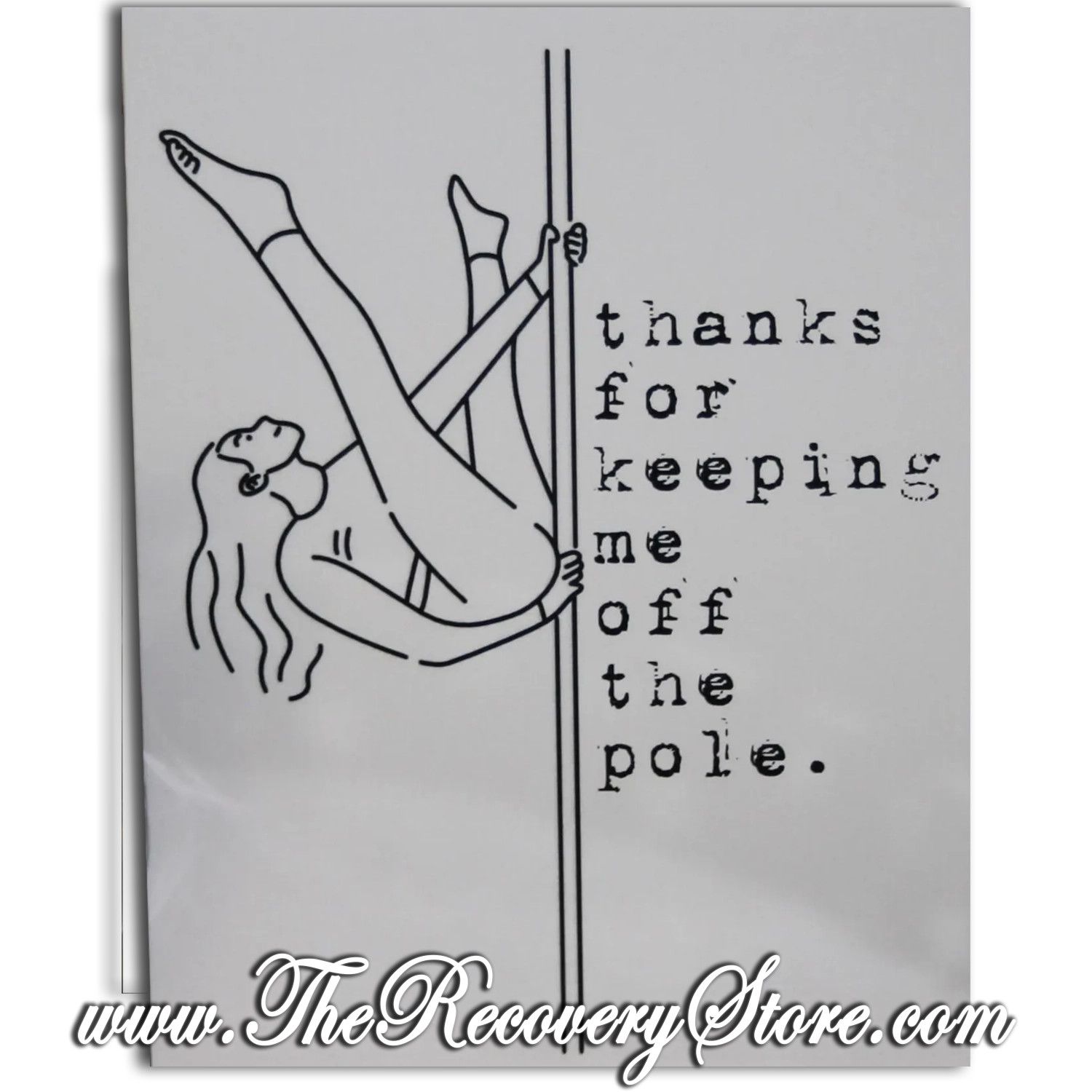 Greeting Card - Keep Off The Pole