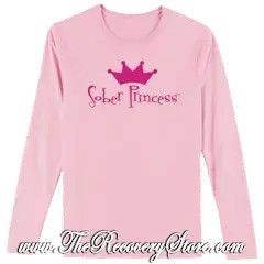 Long Sleeve Shirt - Sober Princess - Women&#39;s - Pink - 2XL