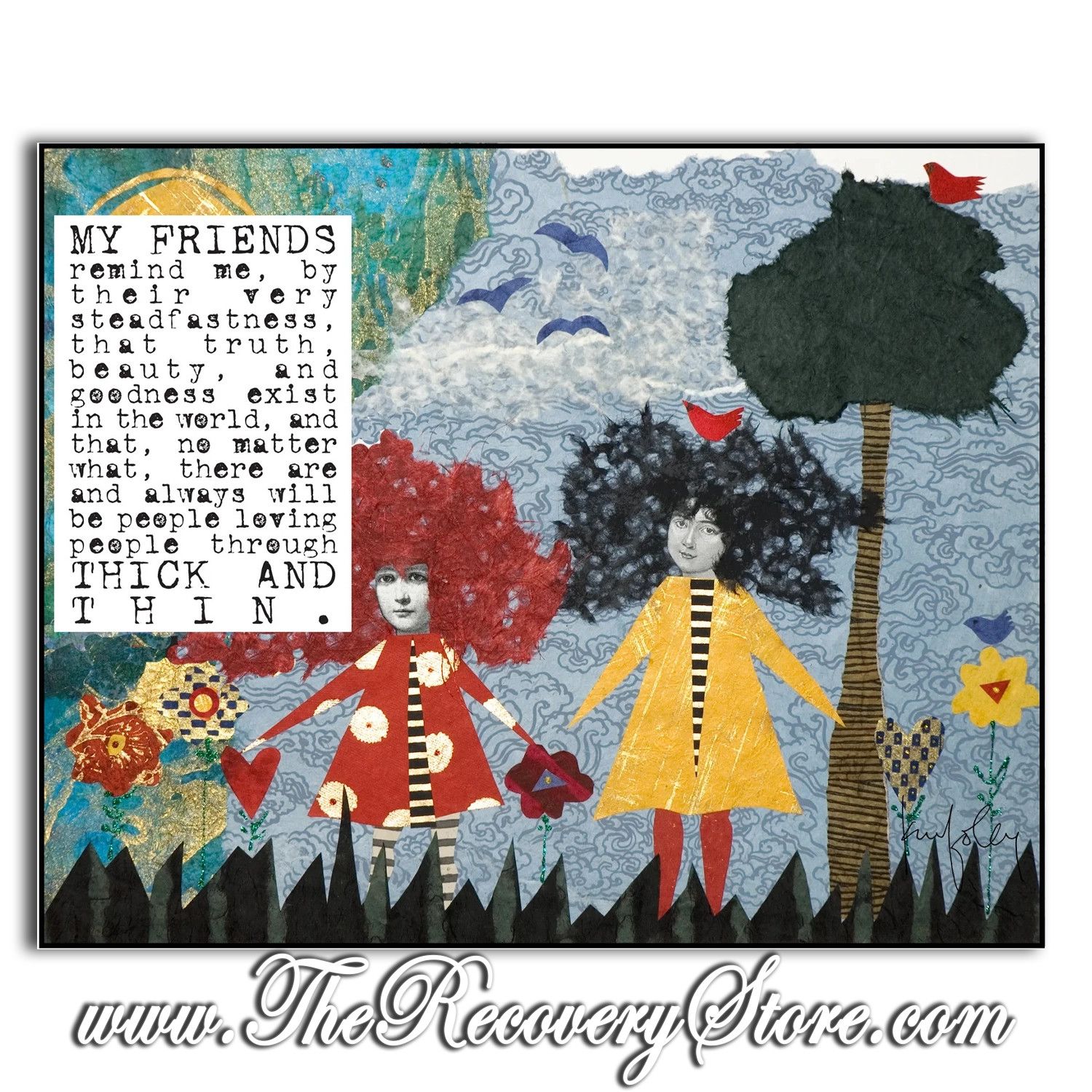 Greeting Card - My Friends Collage