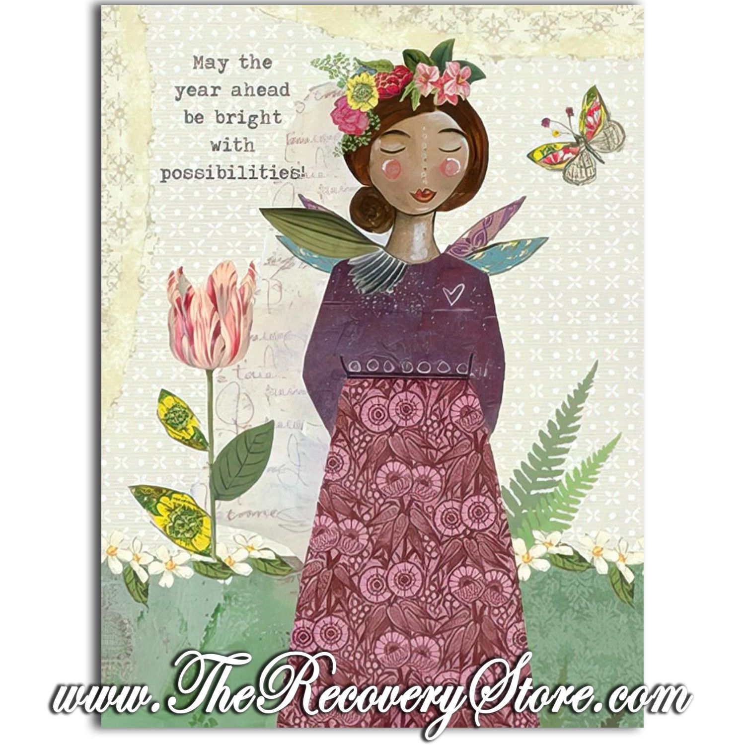 Greeting Card - May The Year Ahead Be Bright