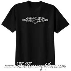 T-Shirt - Tribal Symbol - Black - Medium