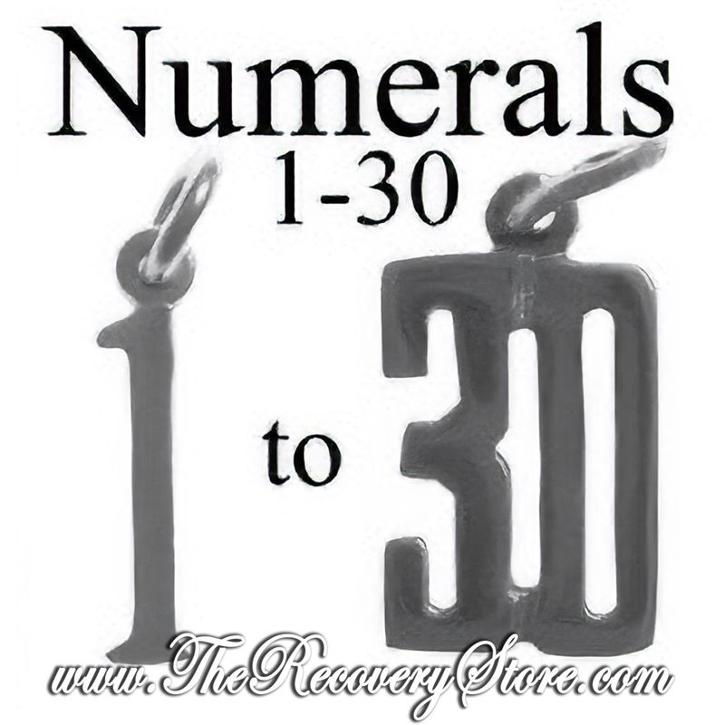 Sterling Silver Numeral For Celebrating All Occasions