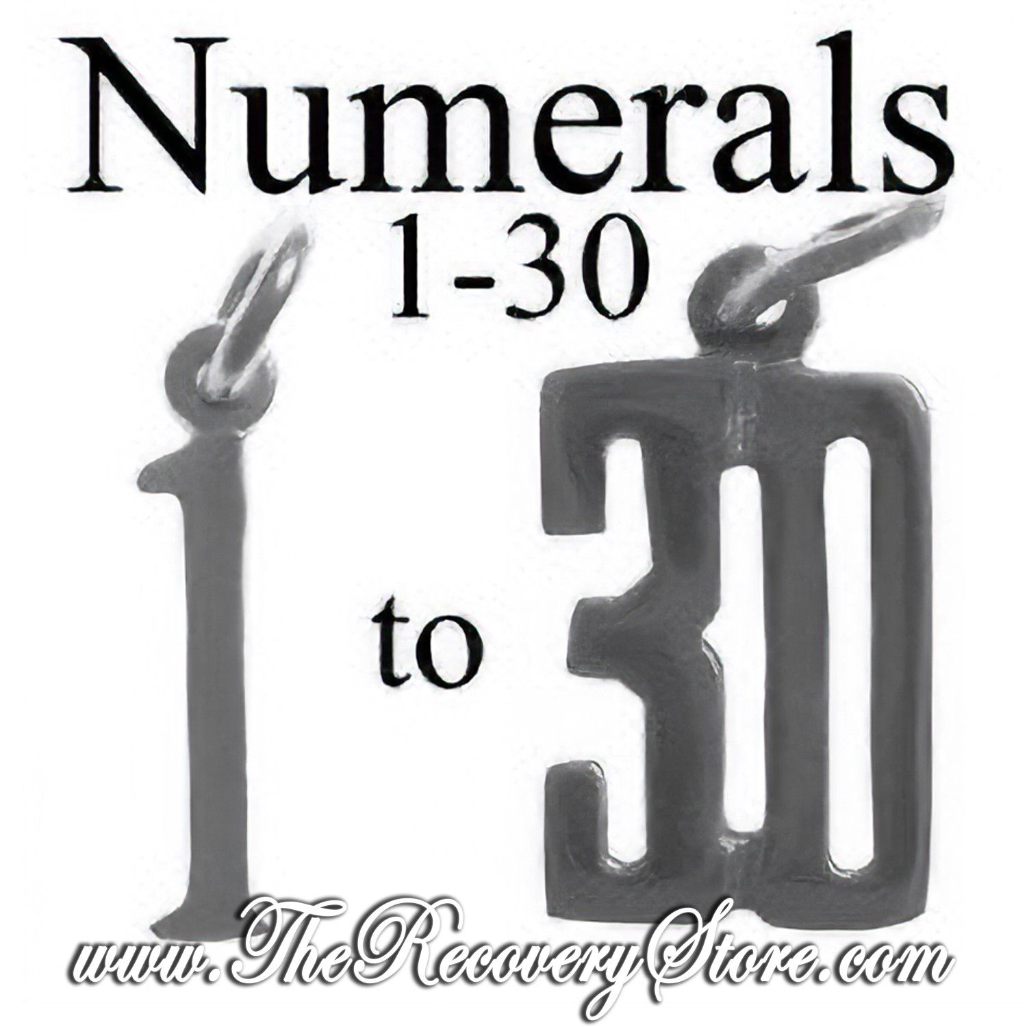 Sterling Silver Numeral For Celebrating All Occasions, Version: 1
