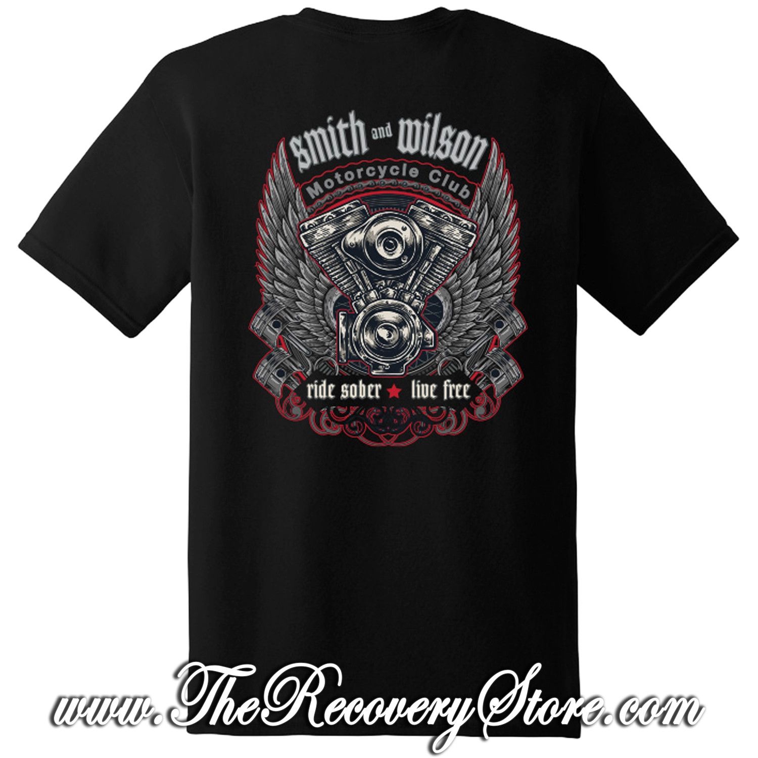 T-Shirt - Smith &amp; Wilson MC Club - Black - Small