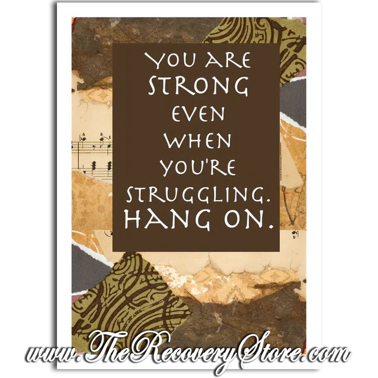 Greeting Card - Struggling Collage