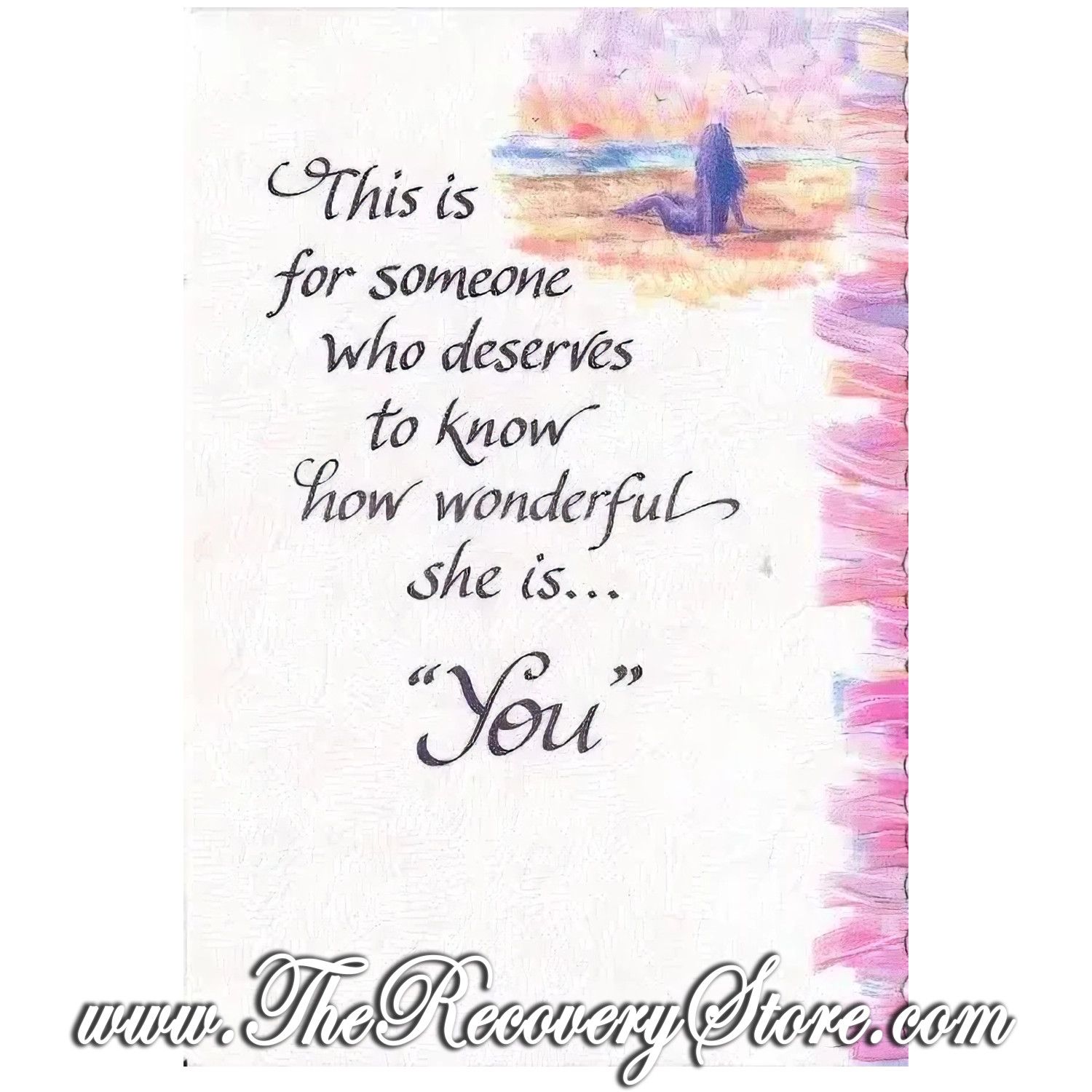 Greeting Card - This Is For Someone Who Deserves To Know