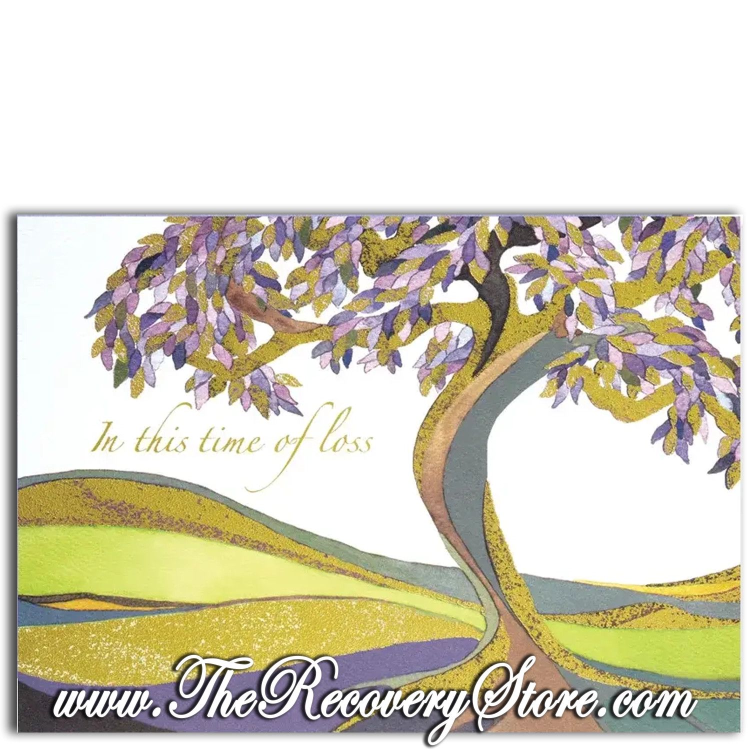 Greeting Card - Tree with Purple Leaves