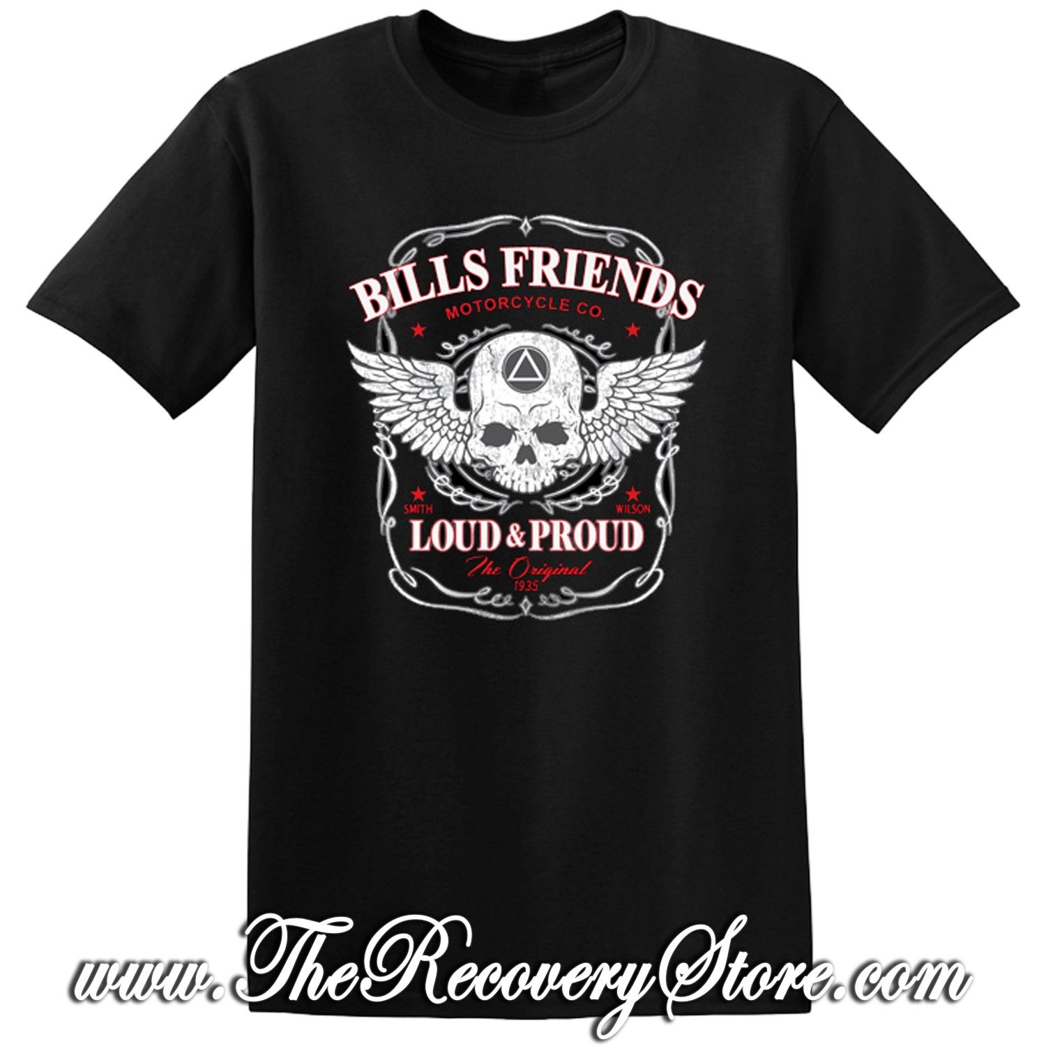 T-Shirt - Loud and Proud - Bill&#39;s Friends - Black - XL