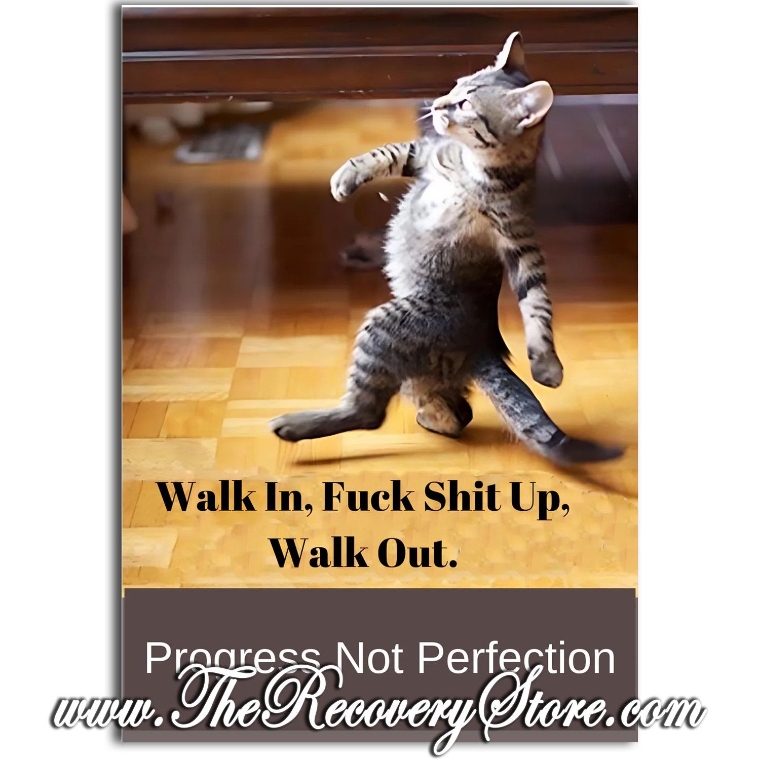 Greeting Card - Walk In Fuck Shit Up