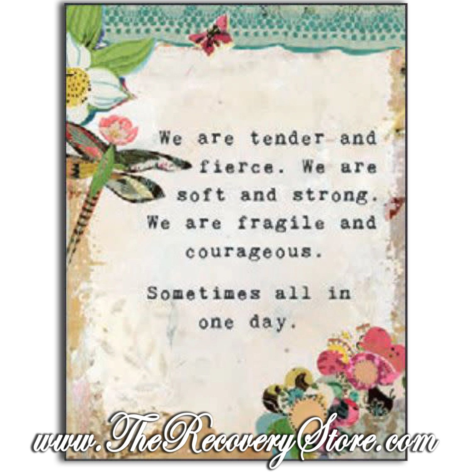 Greeting Card - We Are Tender &amp; Fierce