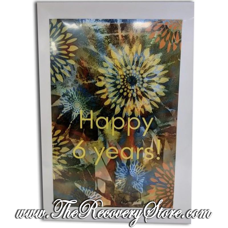 Greeting Card - Happy 6 Years - Handmade