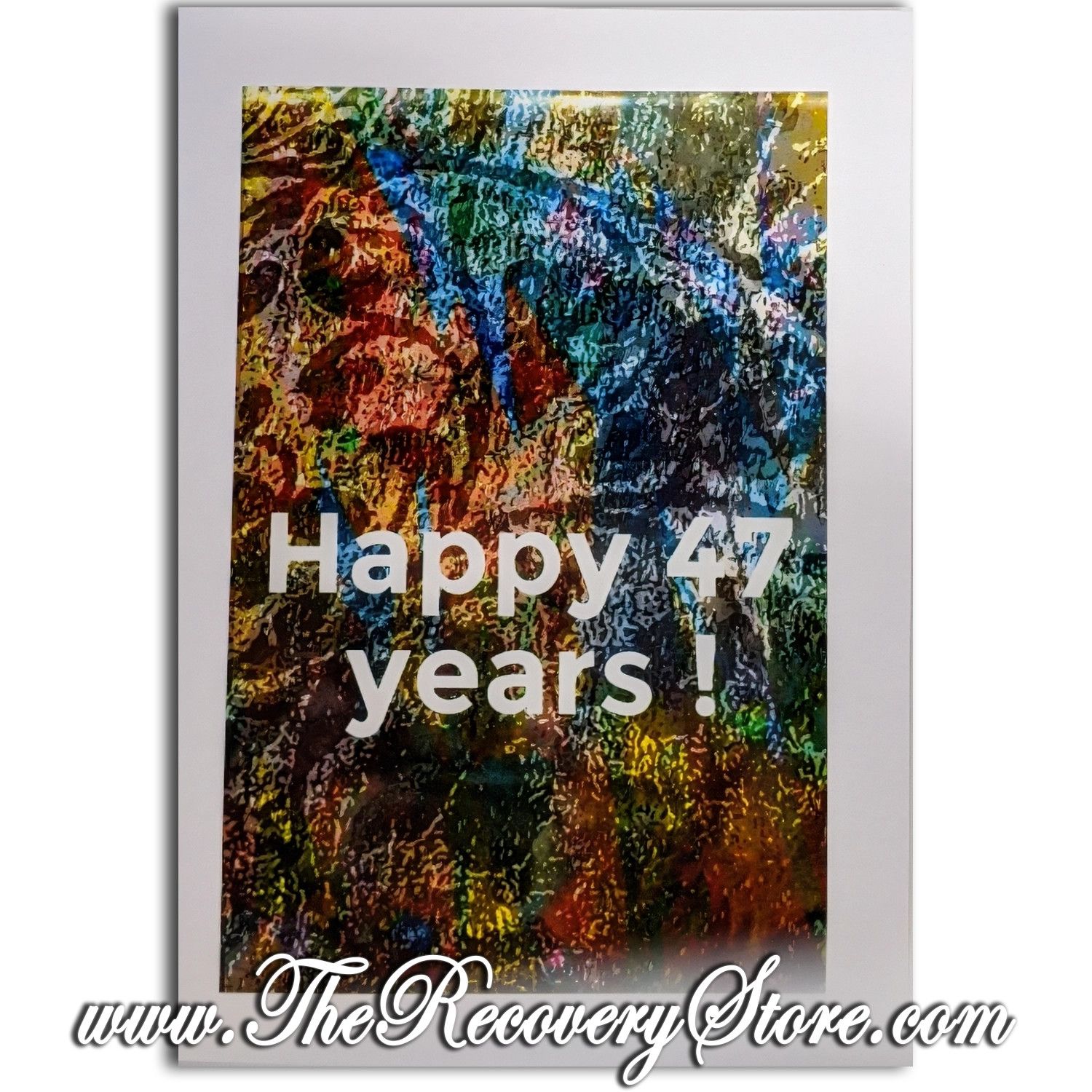 Greeting Card - Happy 47 Years! - Handmade