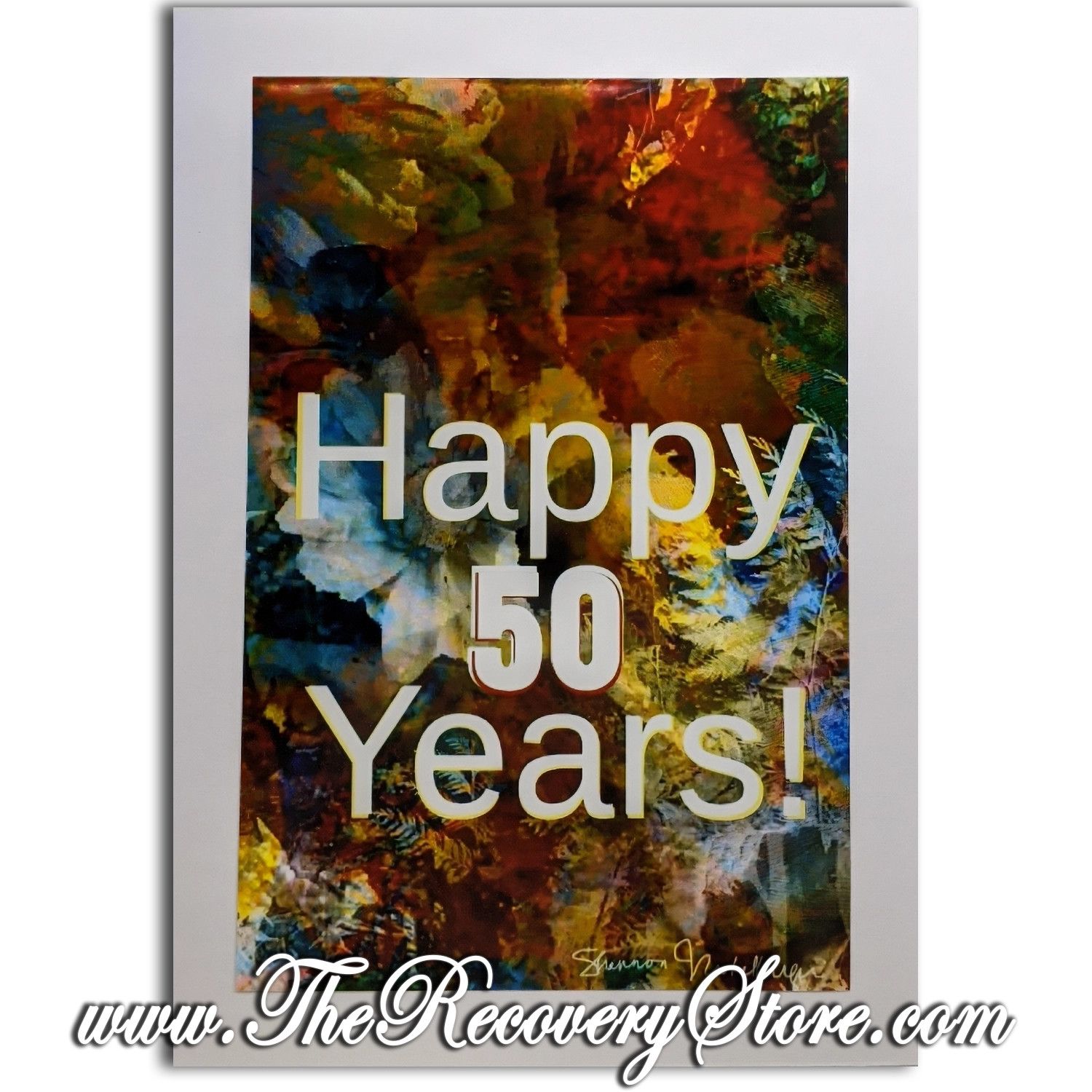 Greeting Card - Happy 50 Years! - Handmade