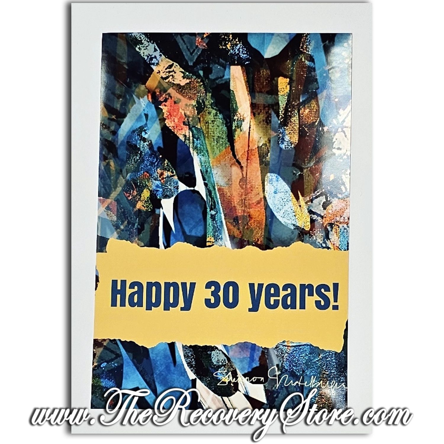 Greeting Card - Happy 30 Years - Handmade