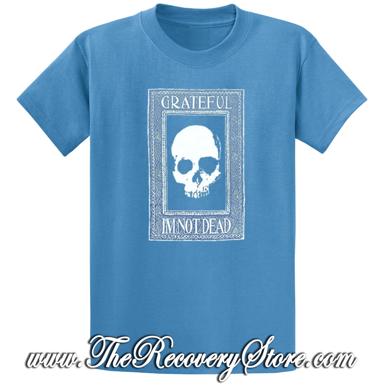 T-Shirt - Grateful I&#39;m Not Dead - Unisex - Iris - 3XL