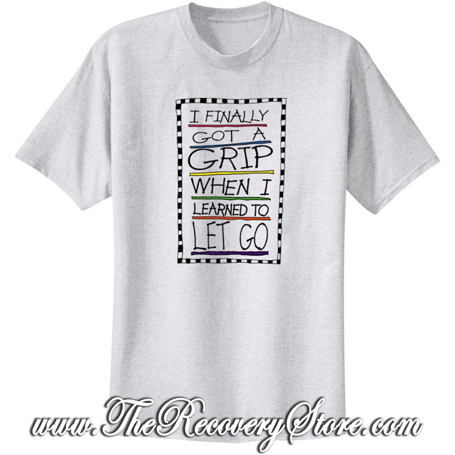 T-Shirt - Finally Got A Grip - Ash - Small