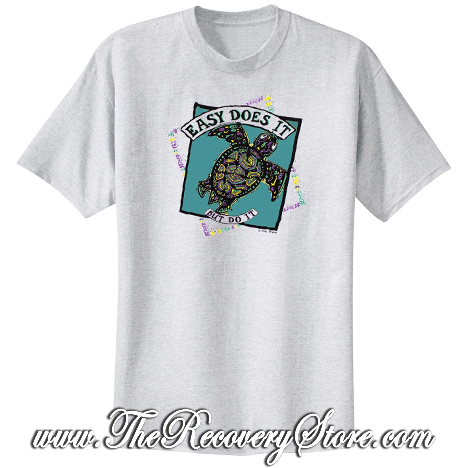 T-Shirt - Easy Does It - Ash - XL