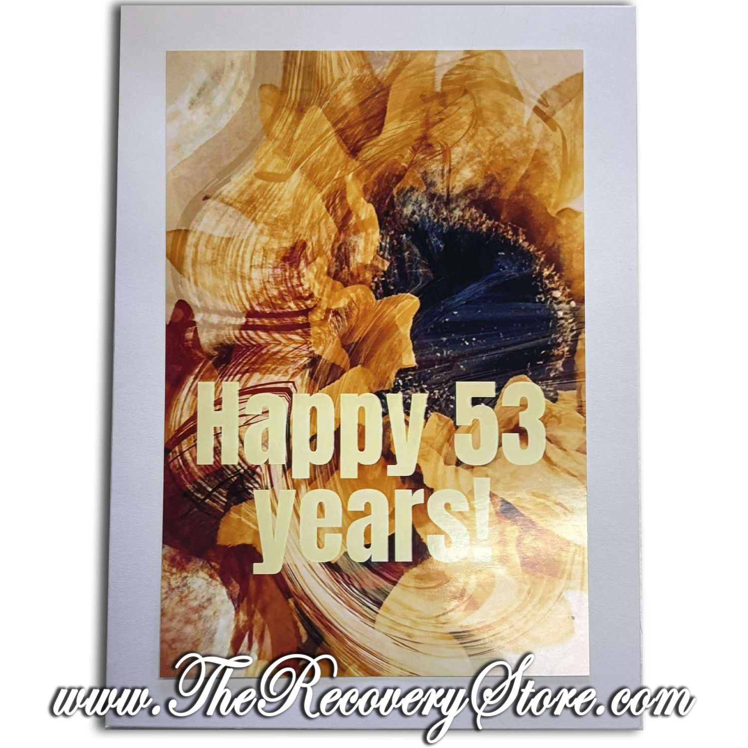 Greeting Card - Happy 53 Years - Handmade