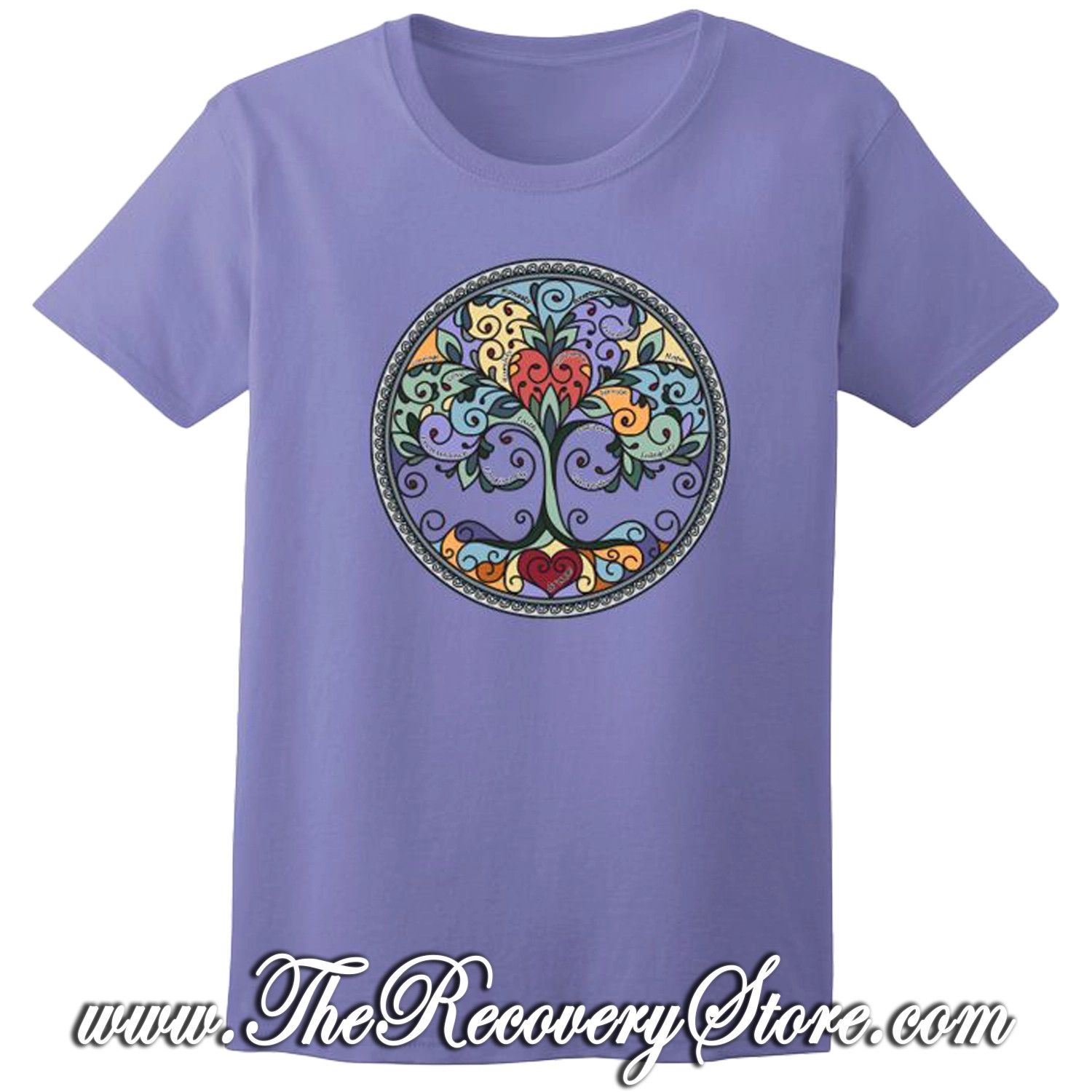T-Shirt - Tree of Life - Violet - Large