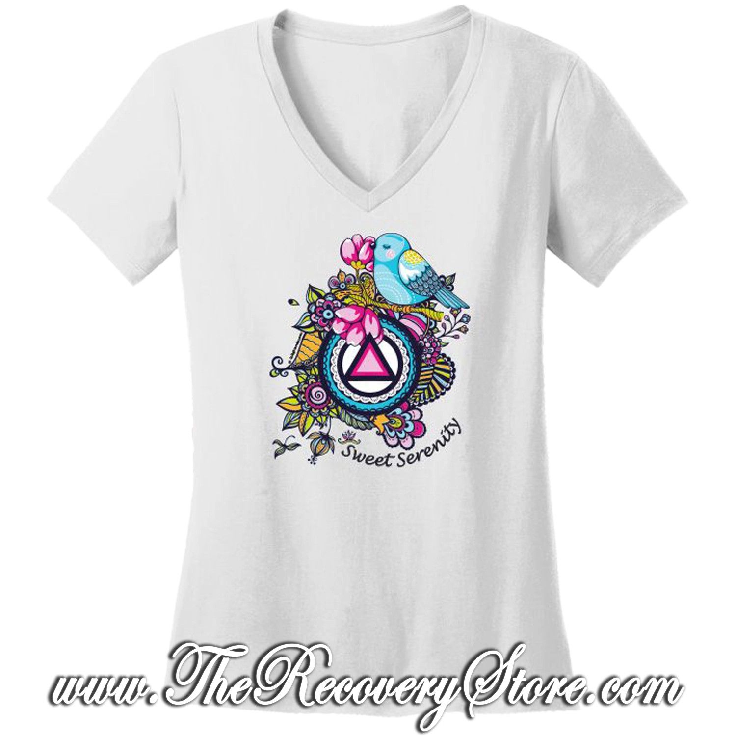T-Shirt - Sweet Serenity - White - 2XL