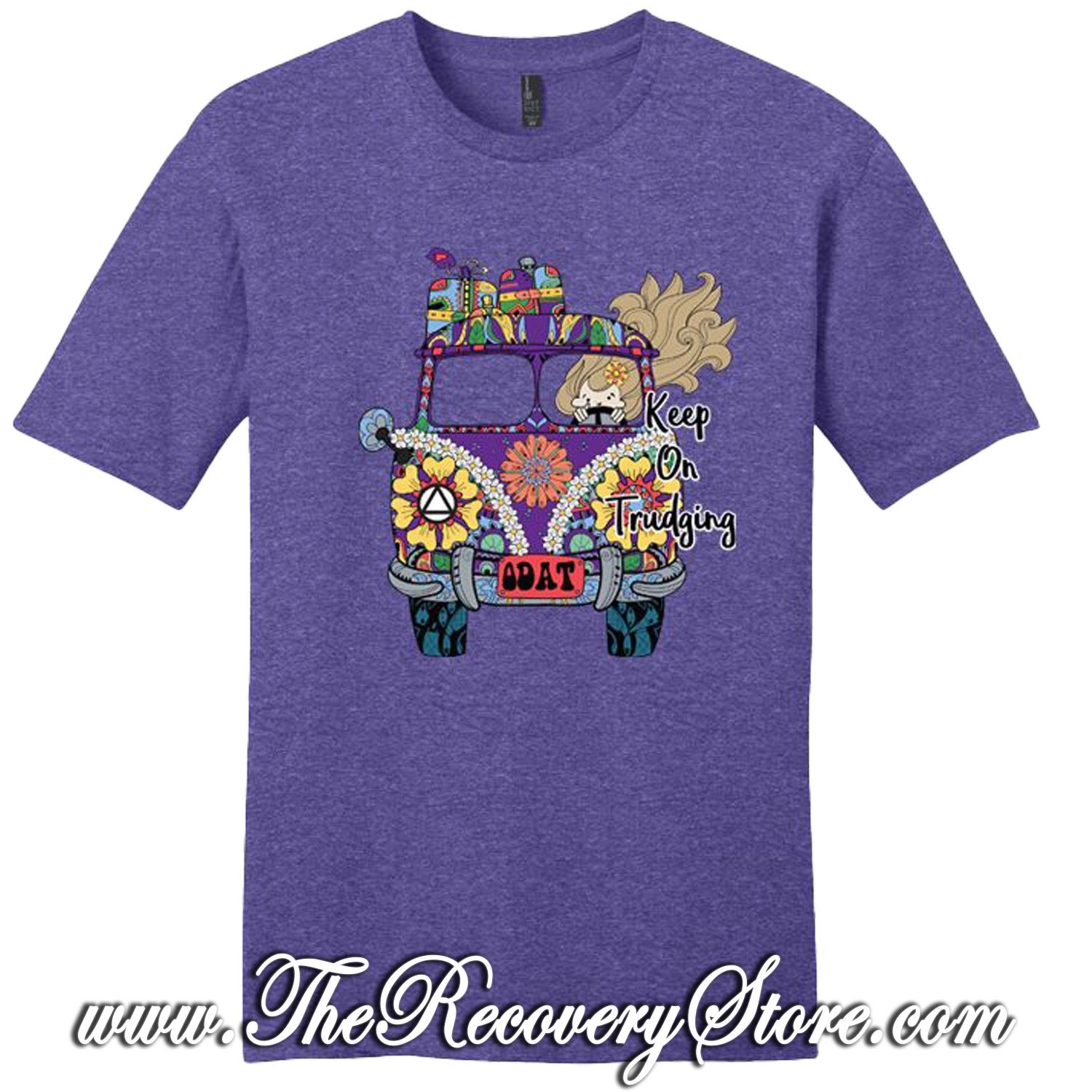T-Shirt - Keep On Trudging - Purple -2XL