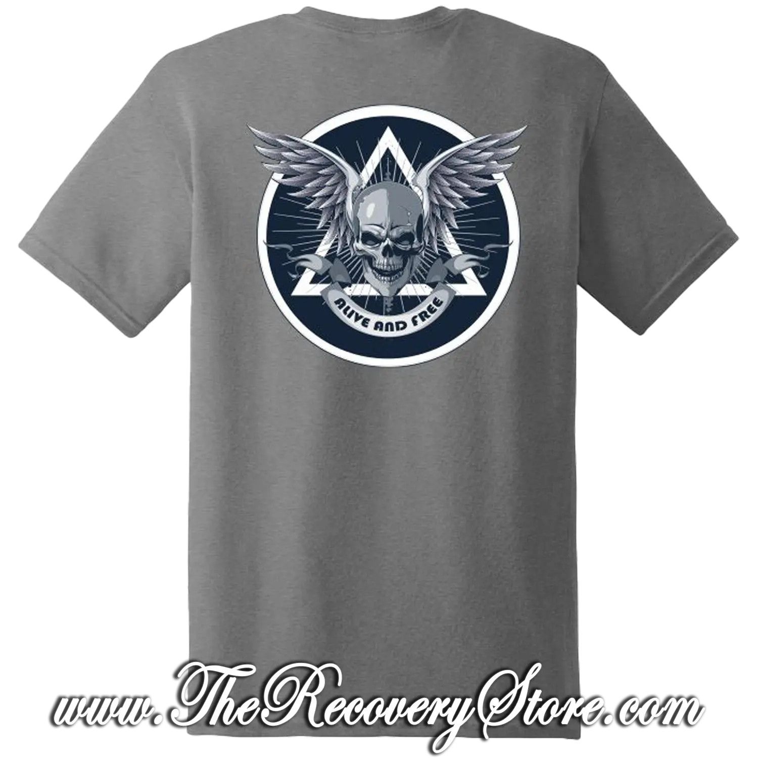T-shirt - Alive and Free - Gray - Medium