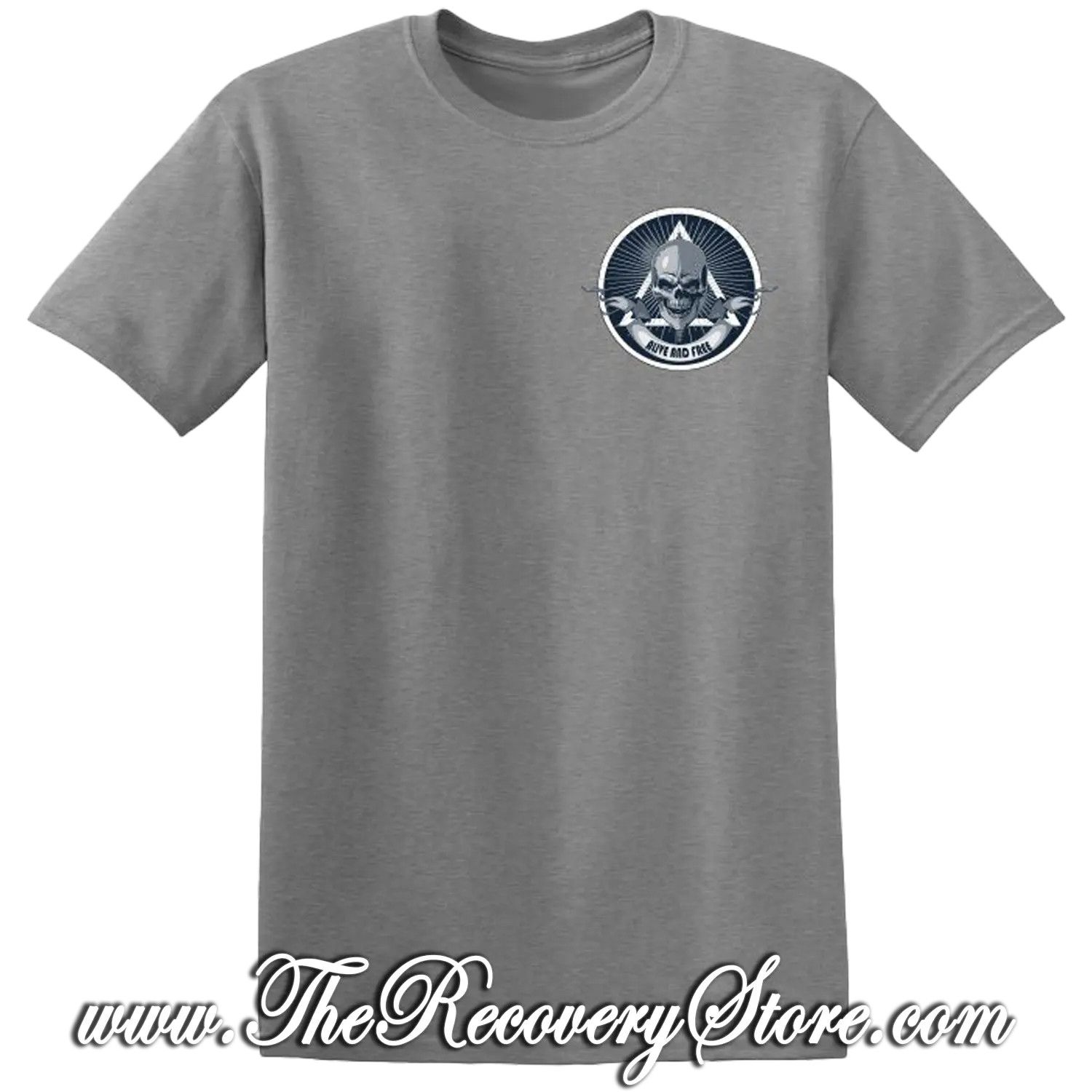 T-shirt - Alive and Free - Gray 3XL