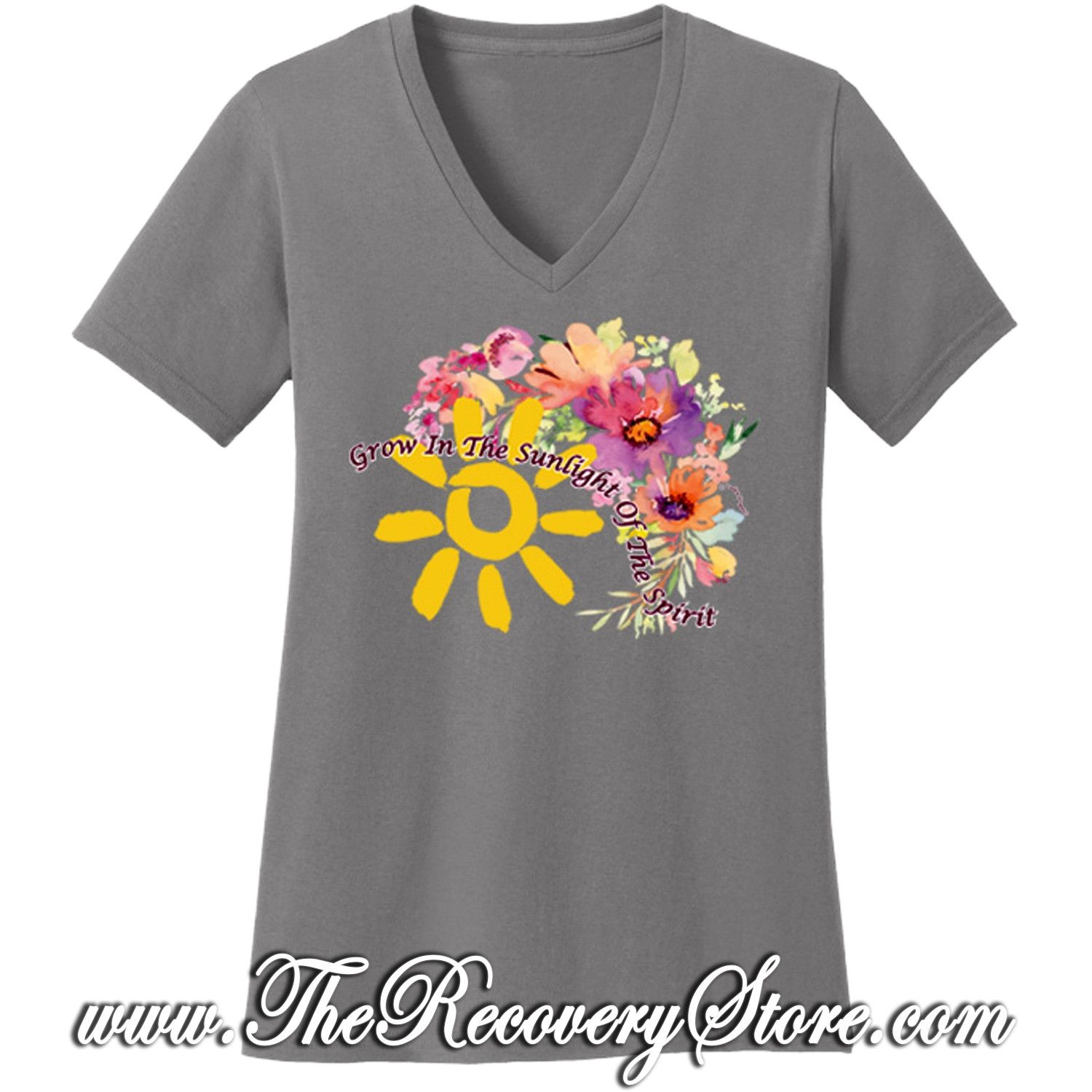 T-Shirt - Grow In The Sunlight - Gray - Small