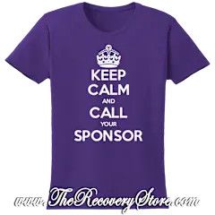 T-Shirt - Keep Calm - Purple - Small