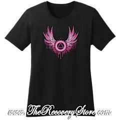 T-Shirt - Winged Symbol - Black - Large