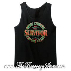 Tank Top - Canoe Club Survivor - Black - Medium
