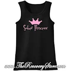 Tank Top - Sober Princess - Black - Small