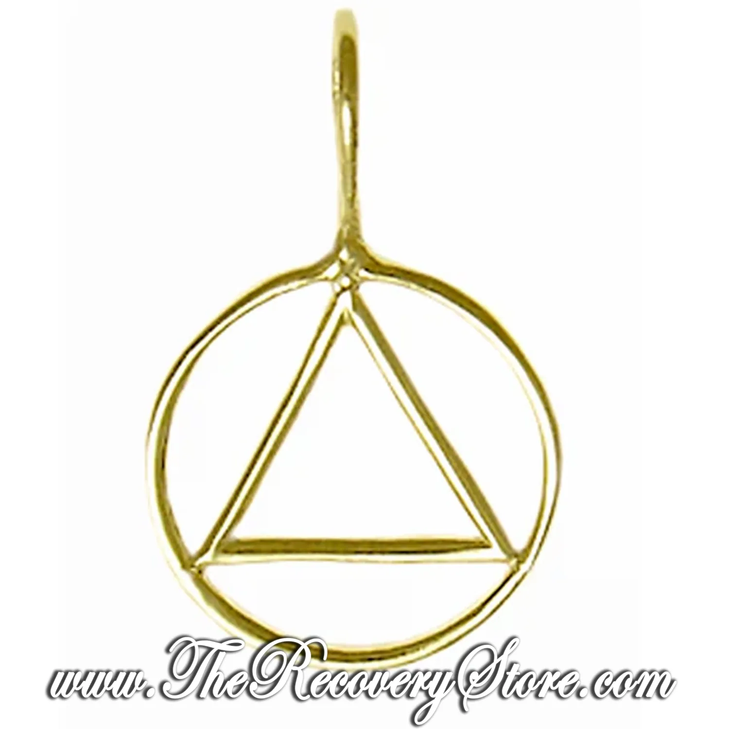 *14k Gold Smooth Wire Style AA Pendant