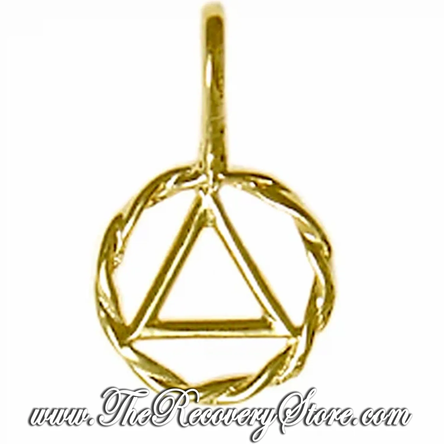 *14k Gold Small Twist Wire Style Pendant