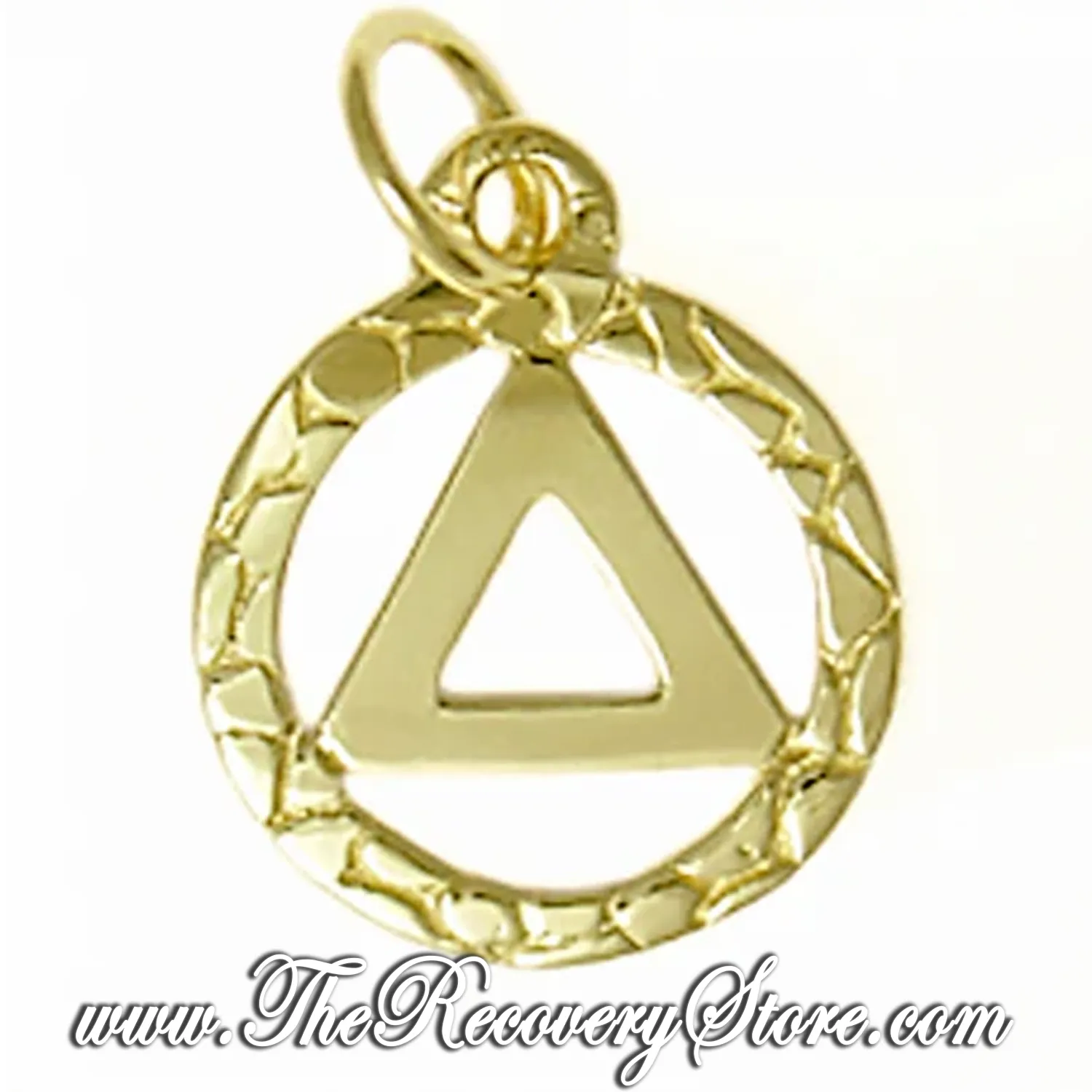 14k Gold AA Nugget Style Pendant Small Size