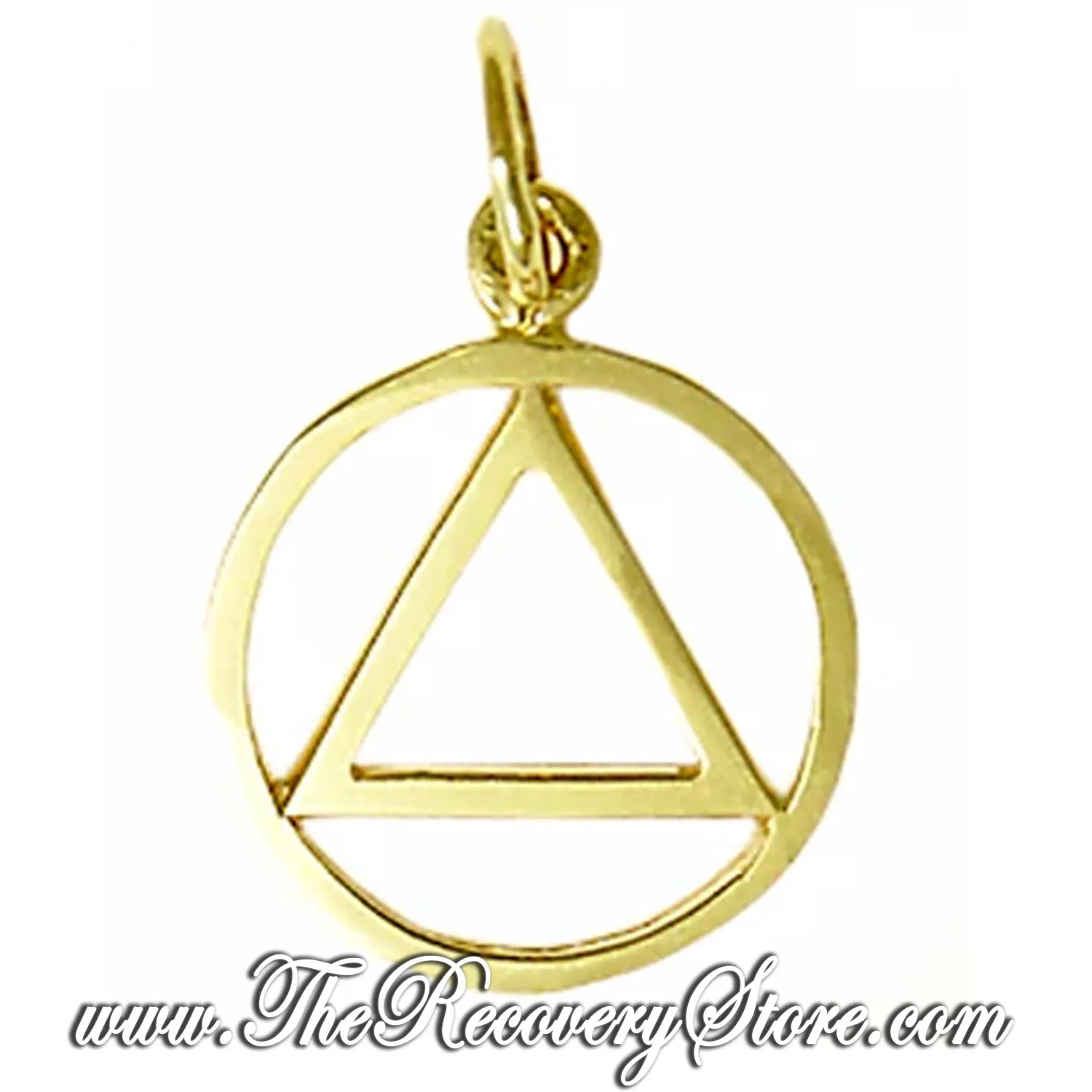 AA 14k Gold Flat Style Medium Symbol Pendant