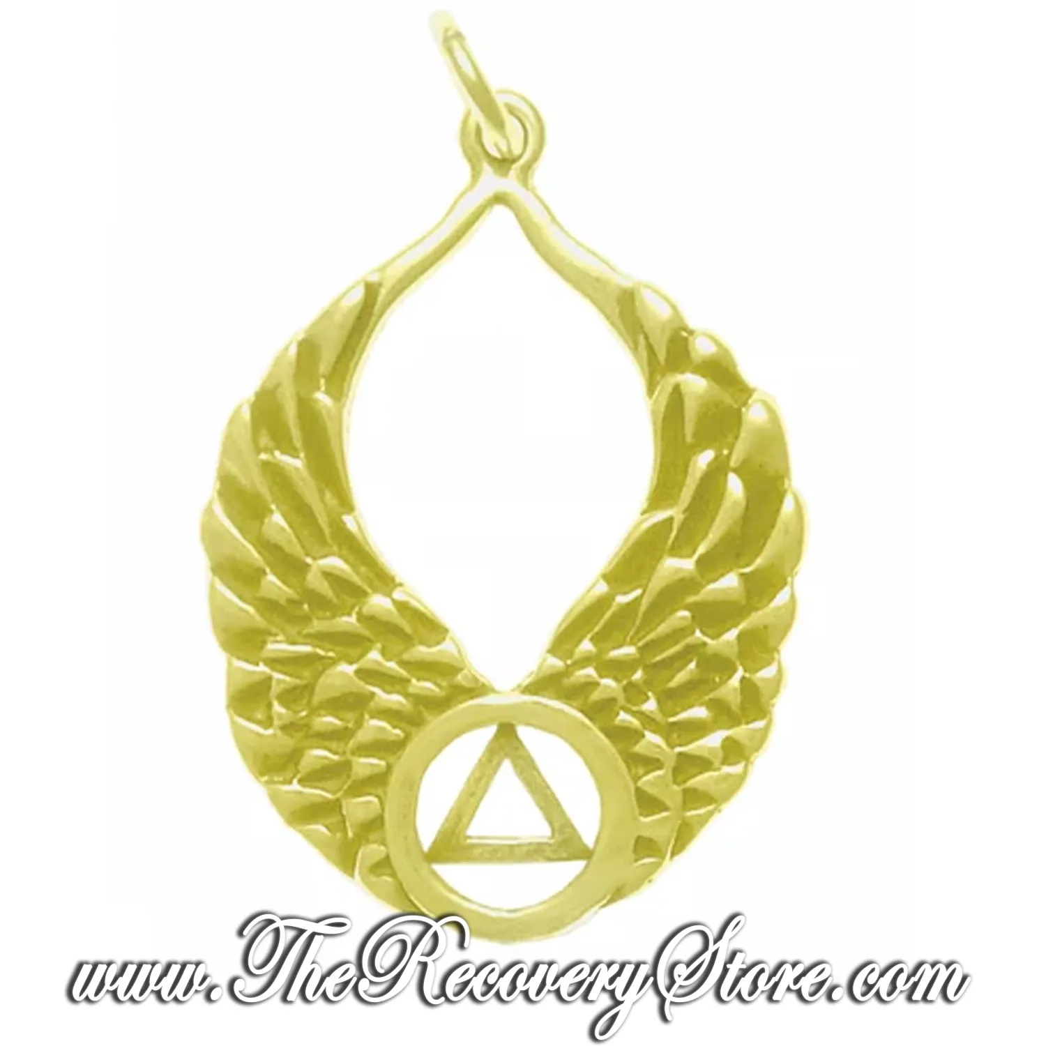 AA 14k Gold Angel Wings Pendant