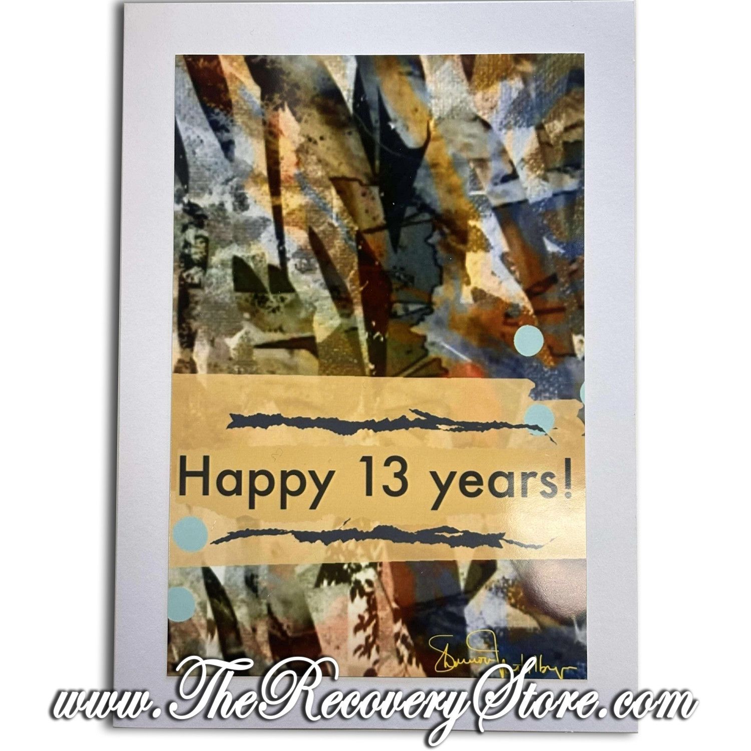 Greeting Card - Happy 13 Years - Handmade