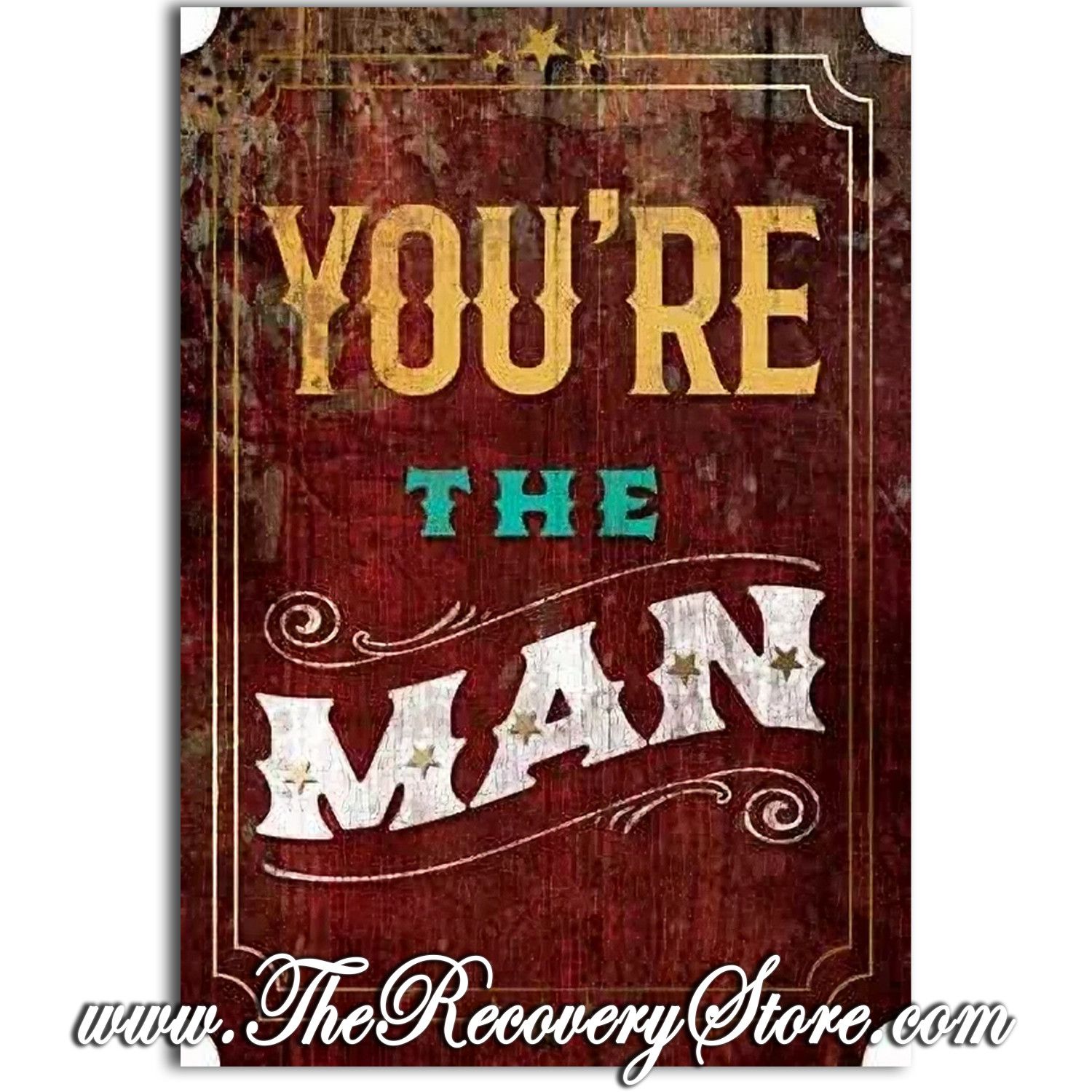 Greeting Card - You&#39;re The Man