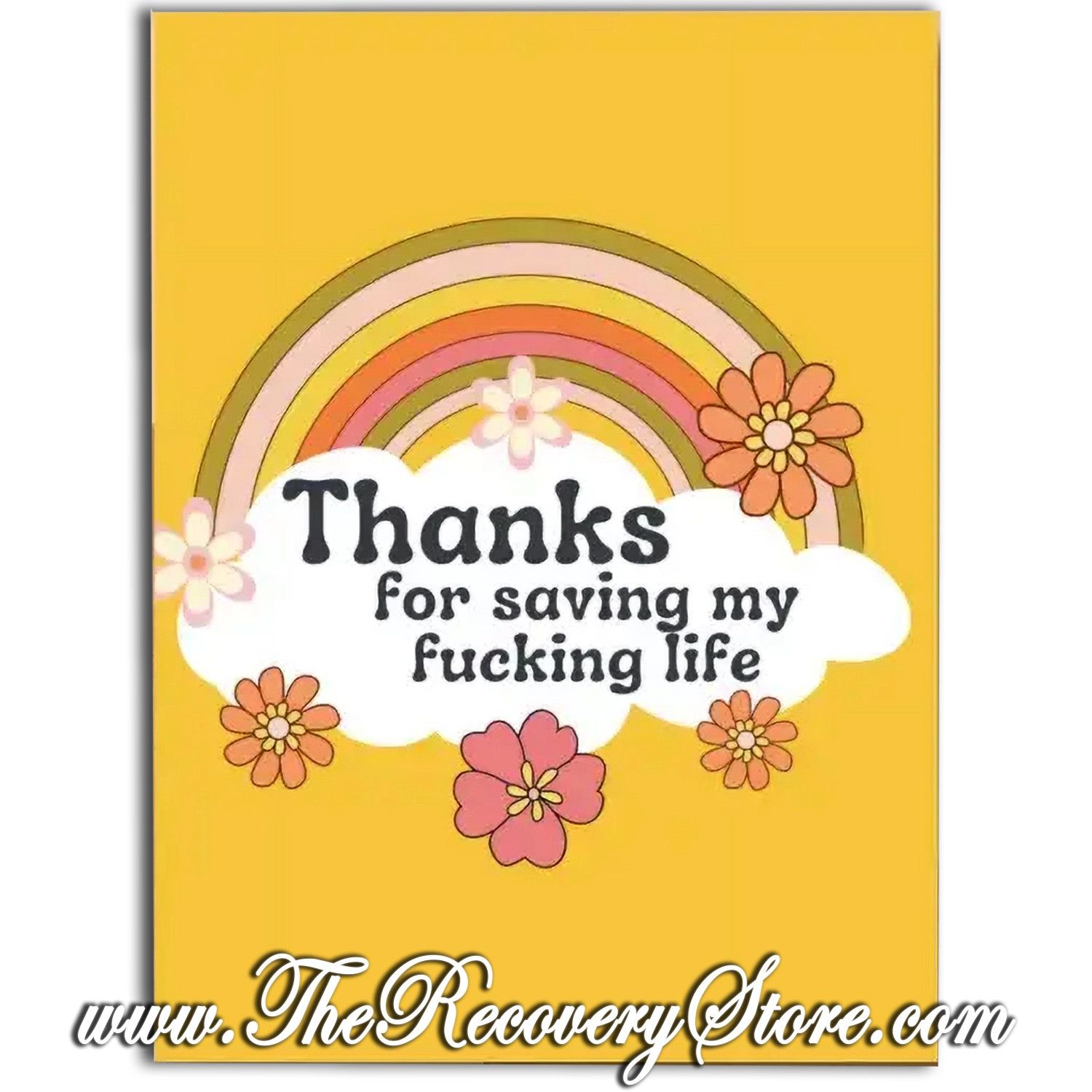 Greeting Card - Thanks For Saving My Fucking Life