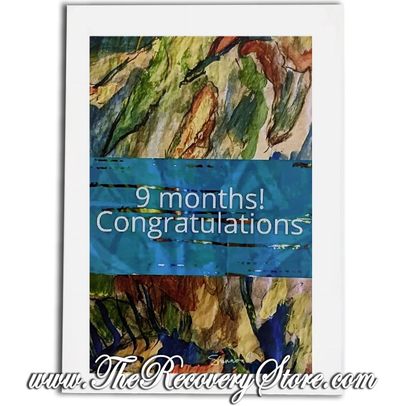 Greeting Card - 9 Months - Handmade Card