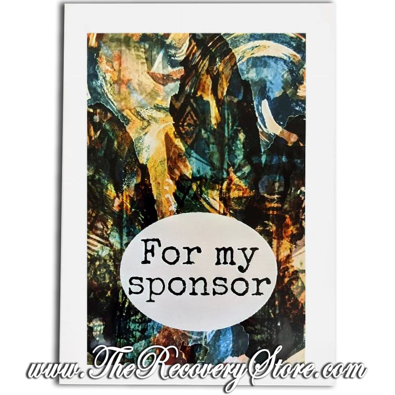 Greeting Card - For My Sponsor - Light Style - Handmade Card